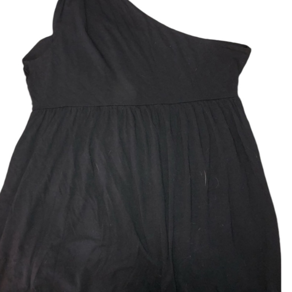 INC International Concepts XL black one shoulder top with stretch